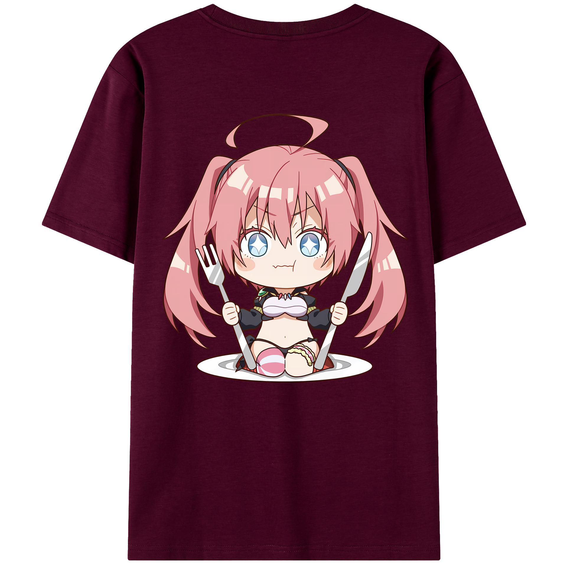 （画像用） 転スラ Regarding Reincarnated to Slime レディース半袖Tシャツ(バックプリント)